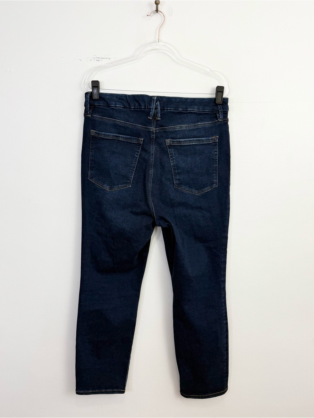 Good American Always Fits Good Classic Slim Straight Jean Indigo High Rise 14-18 - Picture 4 of 6